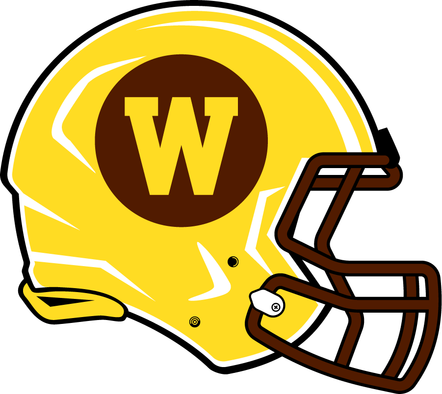 Western Michigan Broncos 2021-Pres Helmet Logo v2 diy iron on heat transfer